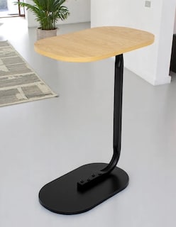 Foto 4 | Foto 4 | Mesa Mesas Centro Minimalista Auxiliar Ovalada Sala Moderna Color Negro