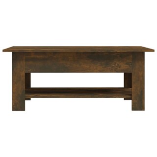 Foto 3 | Foto 3 | Mesa De Café Vidaxl De Madera Aglomerada De Roble Ahumado 102x55x42 Cm - Venta Internacional.