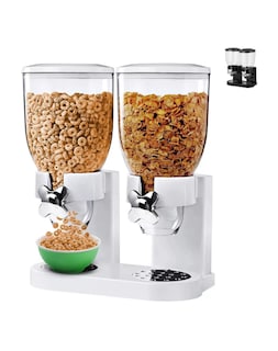 Foto 1 | Foto 1 | Dispensador De Cereal Despachador Doble Alimentos Y Semillas Color Blanco
