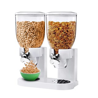 Foto 3 | Foto 3 | Dispensador De Cereal Despachador Doble Alimentos Y Semillas Eo Safe Imports Esi-18120 Blanco