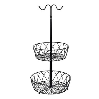 Foto 1 | Foto 1 | Frutero Cesta De Cocina 2 Niveles Eo Safe Imports Esi-20734 Negro