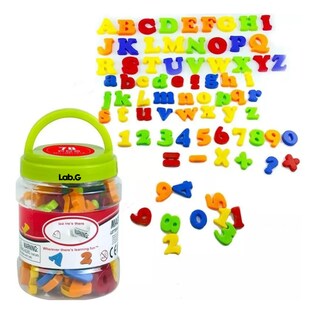 Foto 1 | Foto 1 | Imán Magnético Para Nevera Con Números Y Letras Para Niños Lab.g Multicolor