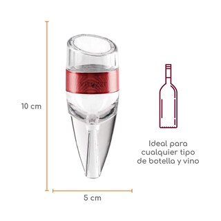 Foto 3 | Foto 3 | Decantador de Vino Premium Vituzzi Dorado