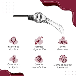 Foto 2 | Foto 2 | Decantador de Vino Vituzzi Plata