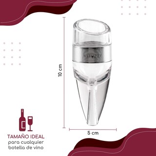 Foto 3 | Foto 3 | Decantador De Vino Premium Plata Vituzzi