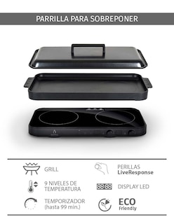 Foto 6 | Foto 6 | Parrilla de Inducción Supra Grill In color Negro Multifuncional para Sobreponer a 110 V