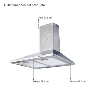 Foto 3 | Foto 3 | Combo Supra Grimaldi Campana CM-60 y Parrilla Soletti de Acero Inoxidable
