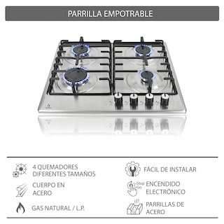 Foto 6 | Foto 6 | Combo Supra Grimaldi Campana CM-60 y Parrilla Soletti de Acero Inoxidable