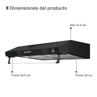 Foto 4 | Foto 4 | Combo Supra Impulse Campana Nube N-60 y Parrilla Imperia de Acero Inoxidable