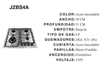 Foto 2 | Foto 2 | Parrilla A Gas A Empotre Maxims Jzbs4a