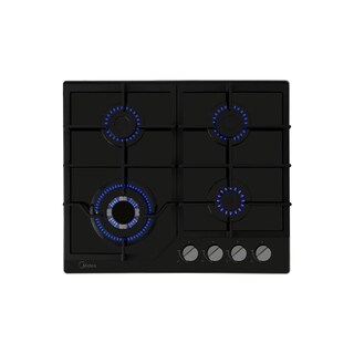 Foto 1 | Foto 1 | Parrilla Empotrable a Gas Midea Negra Cristal Templado 24”