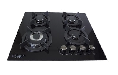 Foto 3 | Foto 3 | Parrilla de 4 Quemadores Pizarro en Cristal Negro de 59 Cm