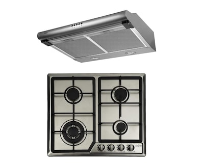 Foto 1 | Foto 1 | Kit Campana bajo Alacena y Parrilla de Acero Inoxidable Axcent Italy 60 cm