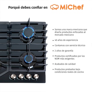 Foto 7 | Foto 7 | Parrilla a Gas MiChef con 4 Quemadores para Empotrar
