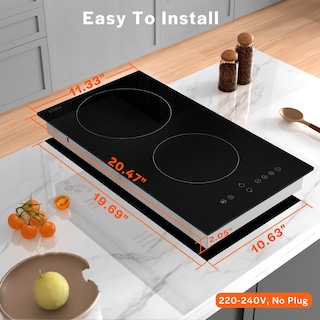 Foto 7 | Foto 7 | Estufa Eléctrica Infrarroja Cooktop Empava 3000w Con 2 Quemadores - Venta Internacional.