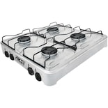 Parrilla Estufa De Mesa Aksi 4 Quemadores Acero Inoxidable