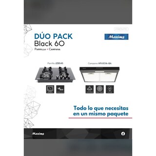Foto 5 | Foto 5 | Parrilla de Gas con 4 Quemadores Maxims y Campana 60 cm