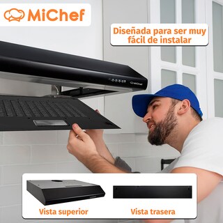 Foto 6 | Foto 6 | Combo Rivara Parrilla Cristal Templado Kayser 4 Quemadores Campana De Pared Aria N-60