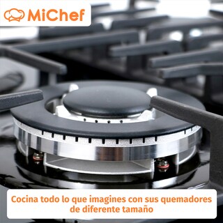 Foto 8 | Foto 8 | Combo Rotini Parrilla Scappi 60 Cm Empotrable De Acero Inoxidable Campana De Pared Aria G-60 Cm