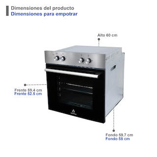 Foto 8 | Foto 8 | Tricombo Brianda Parrilla De Cristal Templado Con 5 Quemadores Campana De Pared 76cm Y Horno Empotrable