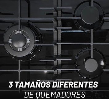 Foto 4 | Foto 4 | Parrilla De Gas De Vidrio Templado 8mm Con 3 Quemadoresincluye Espreas Para Gas Natural Y Dispositivo De Seguridad