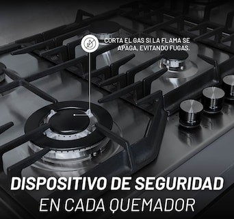 Foto 2 | Foto 2 | Parrilla De Gas De Vidrio Templado 8mm Con 4 Quemadores Incluye Espreas Para Gas Natural Y Dispositivo De Seguridad