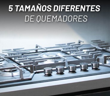 Foto 4 | Foto 4 | Parrilla De Gas De Vidrio Templado Mate 8mm Con 5 Quemadores Incluye Espreas Para Gas Natural Y Dispositivo De Seguridad
