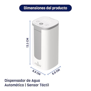 Foto 4 | Foto 4 | Tetera Eléctrica 1.8 Litros Acero Inoxidable + Dispensador De Agua Inteligente Naesi