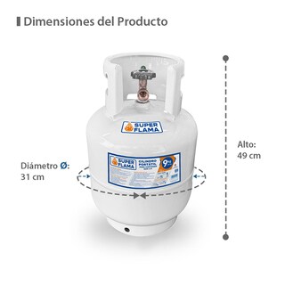 Foto 7 | Foto 7 | Combo Super Flama Parrilla De Gas Lp De 2 Quemadores Con Tanque De Gas 10 Kg Y Kit De Instalación