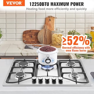 Foto 2 | Foto 2 | Estufa A Gas Vevor De 30 Pulgadas Y 5 Quemadores De Acero Inoxidable - Venta Internacional.