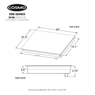 Foto 5 | Foto 5 | Estufa Eléctrica De Vidrio Cerámico Cosmo Cos-304ecc 4 Quemadores - Venta Internacional.