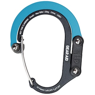 Foto 1 | Foto 1 | Mosquetón Con Gancho Gear Aid Heroclip Small Color Negro Y Azul - Venta Internacional.