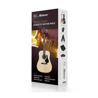 Foto 1 | Foto 1 | Paquete De Guitarra Acústica Alvarez Rd26sagpexp Natural Dreadnought