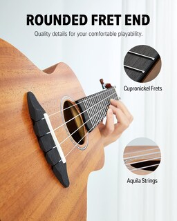 Foto 5 | Foto 5 | Ukelele Tenor Donner Dut-1 De Caoba, 66 Cm, Con Paquete Para Principiantes - Venta Internacional.
