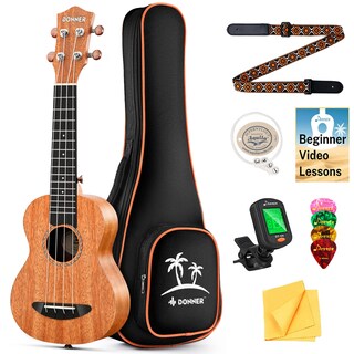 Foto 7 | Foto 7 | Ukelele Tenor Donner Dut-1 De Caoba, 66 Cm, Con Paquete Para Principiantes - Venta Internacional.