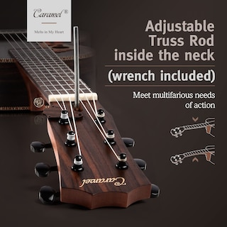 Foto 4 | Foto 4 | Guitalele Caramel Cb904g De Madera De Ébano De 30 Pulgadas Con Kit De Inicio - Venta Internacional.