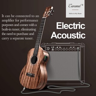 Foto 2 | Foto 2 | Ukelele Caramel Blm27 Acacia Barítono Acústico Y Eléctrico Lh - Venta Internacional.