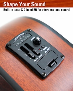 Foto 5 | Foto 5 | Guitarra Eléctrica Acústica Sigma Ooo Cutaway 40'' Con Exp16 - Venta Internacional.