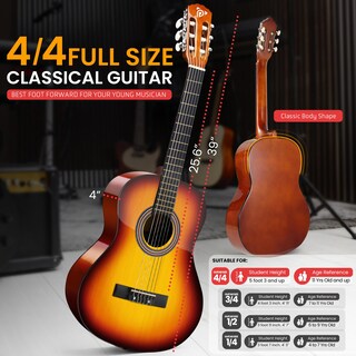 Foto 3 | Foto 3 | Guitarra Acústica Pyle Beginner 4/4 De Tamaño Completo Para Adultos 39 - Venta Internacional.