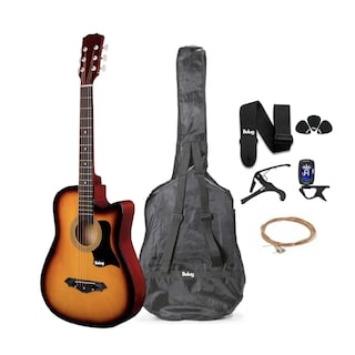 Foto 4 | Foto 4 | Guitarra Acústica Belug Con Accesorios Naranja Brillante