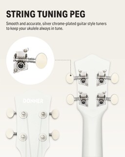 Foto 6 | Foto 6 | Ukelele Donner Soprano De 21 Pulgadas Para Principiantes Con Kit Y Lecciones - Venta Internacional.