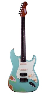 Foto 1 | Foto 1 | Guitarra Eléctrica Jet JS400 Relic Stratocaster HSS Tremolo Azul