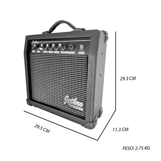 Foto 4 | Foto 4 | Paquete Guitarra Eléctrica Steelpro Jethro 025-sk Color Negro