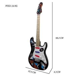 Foto 5 | Foto 5 | Paquete Guitarra Electrica Jethro Series By Steelpro 064-sk Color Sherwood Green Material Del Diapasón Maple Natural