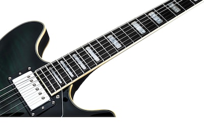 Foto 7 | Foto 7 | Guitarra Eléctrica 6 Cuerdas Mars Hollowbody 335 Custom Grn