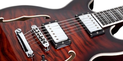 Foto 8 | Foto 8 | Guitarra Eléctrica 6 Cuerdas Mars Jazz Satin Violin Sunburst