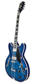 Foto 2 | Foto 2 | Guitarra Eléctrica 6 Cuerdas Mars Hollowbody 335 Custom Blue