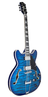 Foto 3 | Foto 3 | Guitarra Eléctrica 6 Cuerdas Mars Hollowbody 335 Custom Blue