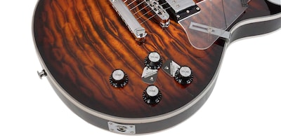 Foto 6 | Foto 6 | Guitarra Eléctrica 6 Cuerdas Mars Les Paul Custom Brown