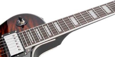 Foto 7 | Foto 7 | Guitarra Eléctrica 6 Cuerdas Mars Les Paul Custom Brown